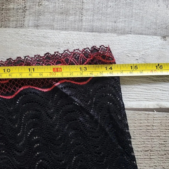 POPSI | "Casual Babe" Bralette Set in Black/Red sz XL - Picture 7 of 8